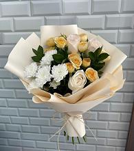 Букет цветов из:  Розы и Хризантемы в Зилаир