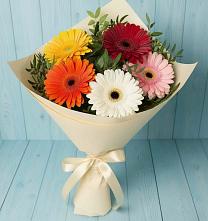 Букет цветов из:  Герберы в Зилаир