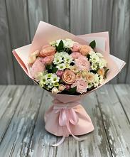 Букет цветов из:  Гвоздики, Розы и Хризантемы в Зилаир