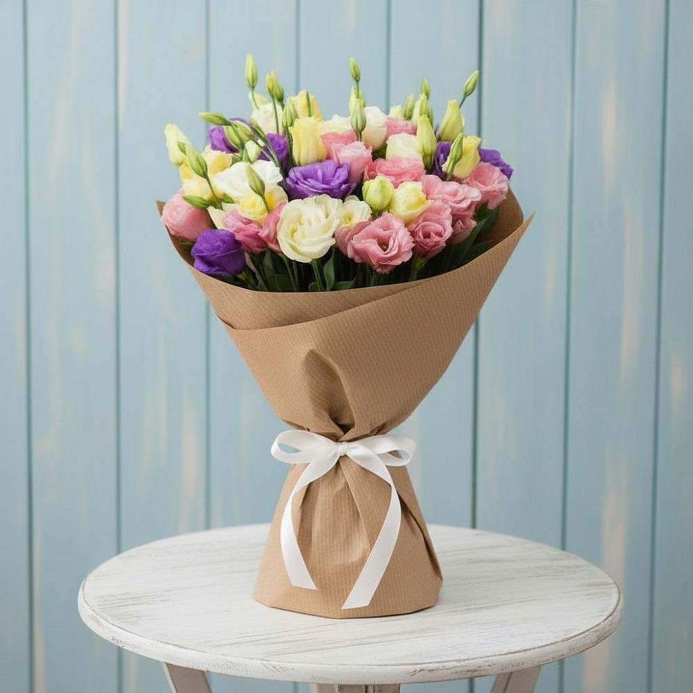 Букет цветов из: Лизиантусы в Зилаир