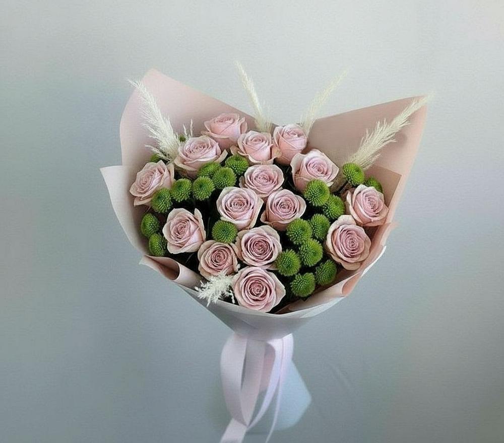 Букет цветов из: Розы и Хризантемы в Зилаир