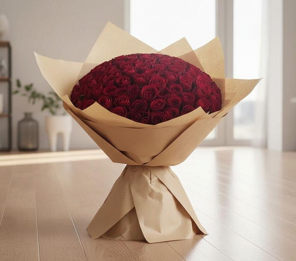 Букет 101 Красная роза в Зилаир