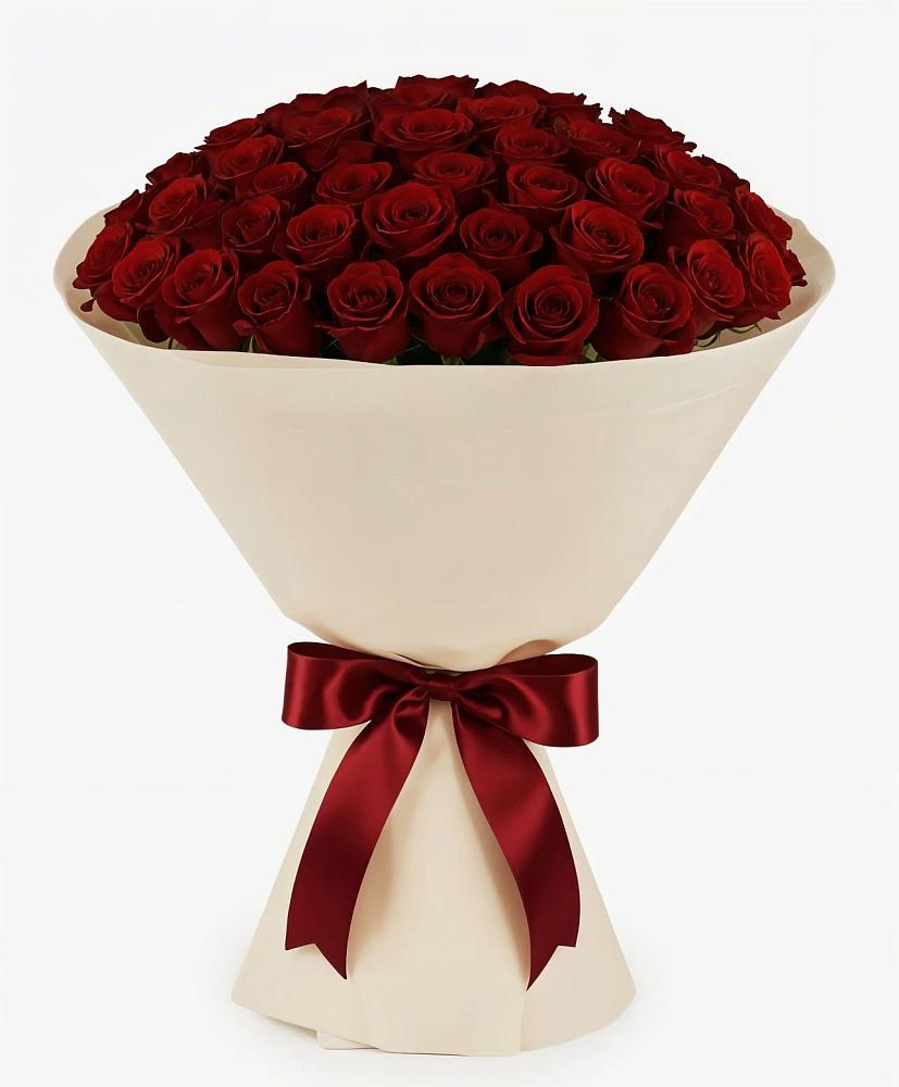 Букет 101 Бордовая роза Блэк Бакарра в Зилаир