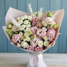 Букет цветов из:  Альстромерии и Розы в Зилаир