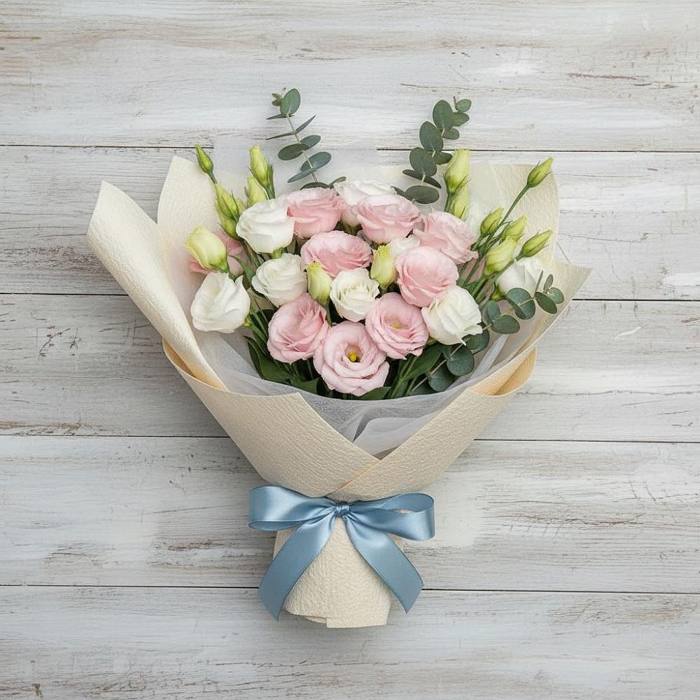 Букет цветов из: Лизиантусы в Зилаир